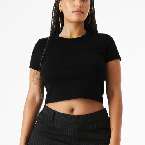 Women's Micro Rib Baby Tee Thumbnail