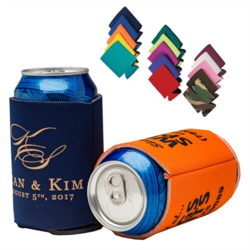 Foam Zone Collapsible Can Cooler - Custom One Color 2-Sided Print Thumbnail