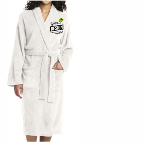 Plush Microfleece Shawl Collar Robe Thumbnail