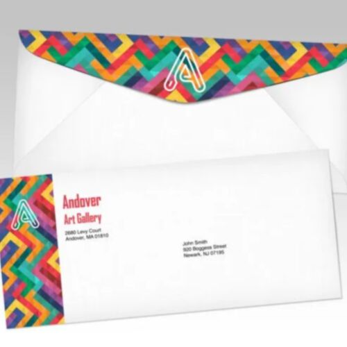 Linen Uncoated #10 70lb Envelope with Digital Print Thumbnail